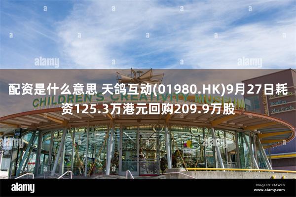 配资是什么意思 天鸽互动(01980.HK)9月27日耗资125.3万港元回购209.9万股